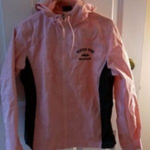 Pink with brown accent ski jacket medium
